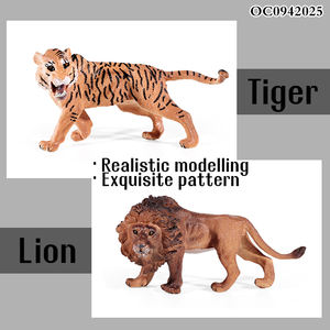 6 Stuks Doen Alsof Spelen Simulatie Model Plastic Bos Dierentuin Dier Set Speelgoed Voor Kinderen - Product Image 3