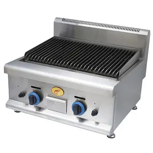 22 Zoll kommerzielles Restaurant Catering-Ausrüstung Char Broiler Lava Rock Gas grill zum Grillen