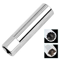 Llave de Impacto Magnética HTL de 3/8'' y 12 mm para Bujías, Diseño de Pared Delgada