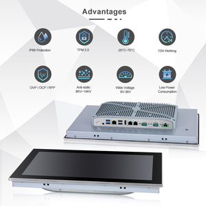 คอมพิวเตอร์ออลอินวัน OEM ขนาด 15 17 19 21 นิ้ว ความสว่าง 1000nits มาตรฐาน IP66 จอ LCD อุตสาหกรรม พร้อมพอร์ต RS485 RS232 หน้าจอสัมผัส HMI คอมพิวเตอร์พาเนลอุตสาหกรรม - Product Image 5