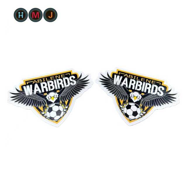 HMJ Varsity Sports Embroidery Patches Chenille Letter Badges for School Team Jackets Baseball Football Athletic Labels