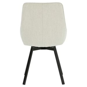 <span class=keywords><strong>เก้าอี้</strong></span>รับประทานอาหารผ้าข้าวสีขาวสำหรับร้านอาหารและห้องครัวดีไซน์สวยไม่มีที่วางแขน - Product Image 4