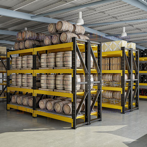 Düşük Fiyatlı Raf Sistemleri Ayarlanabilir Metal Civatasız Raf ve Raflar Depolama Orta Hizmet Tipi Metal Raf Sistemi - Product Image 5