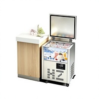Machine à glaçons commerciale en acier inoxydable 6/8 barils, machine à glace pilée pour desserts, fabrication chinoise