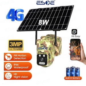 Système de caméra solaire sans fil <span class=keywords><strong>HD</strong></span> 4G 3MP pour extérieur Hieasy Factory, caméra de chasse camouflage alimentée par énergie solaire, caméra de suivi dissimulée - Product Image 1