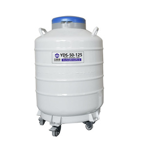 Contenedor de Nitrógeno Líquido YDS-50-125, Tanque Dewar de Aleación de Aluminio de Boca Ancha con Recipientes para Almacenamiento Criogénico - Product Image 6