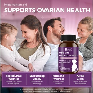 Fabricant de compléments alimentaires Myo et D-Chiro Inositol sous marque privée, soutient la santé ovarienne, 120 capsules de Myo et D-Chiro Inositol - Product Image 5
