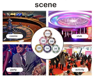 ขายส่งราคาถูกที่กำหนดเอง Denomination กอล์ฟขนาดใหญ่ดินชิปคาสิโนชิปโป๊กเกอร์ - Product Image 6