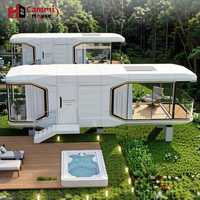 Cammi House Space Capsule Container Home - Bâtiment de bureau portable moderne en acier, écologique, design intelligent pour villa, appartement, salle de sport