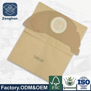 Sac à poussière en papier KFI 222 6.904-322.0 pour aspirateur Karcher WD2 <span class=keywords><strong>MV2</strong></span> A2003 A2004 A2054 WD2.200 WD2.250 - Product Image 1