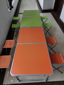 Chaise de <span class=keywords><strong>table</strong></span> pliante moderne en alliage d'aluminium pour l'extérieur <span class=keywords><strong>Promotion</strong></span> de <span class=keywords><strong>table</strong></span> en plastique portable pour les loisirs à domicile et le barbecue pour repas et <span class=keywords><strong>jardin</strong></span> - Product Image 6