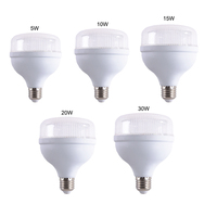 Bombillas LED SKD de 5W, 10W, 15W, 20W, 30W, Tipo T, B22, E26, E27