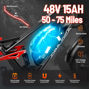 จักรยานไฟฟ้า eAhora Terra 1 48V 15AH แบตเตอรี่ลิเธียม มอเตอร์ดุมล้อหลัง เกียร์ 7 สปีด สำหรับผู้ใหญ่ - Product Image 3