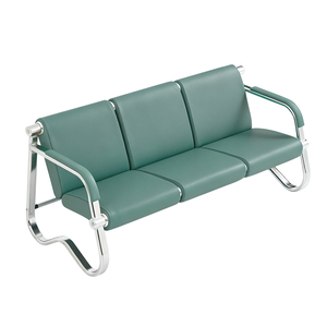 Silla de Espera de Diseño Moderno de 3 Plazas con Estructura de Acero para Aeropuerto, Hospital, Escuela, Taller, Uso Comercial - Product Image 2
