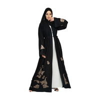 Nouvelles conceptions de robes Abaya noires pour femmes musulmanes, taille unique, inspirées de Turquie et de Dubaï, disponibles au Pakistan