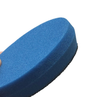 Tampon de polissage en mousse bleu de 3 pouces à grain grossier pour le detailing automobile, le cirage et le lustrage