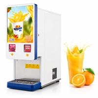 Distributeur de boissons commercial en gros, distributeur de jus froid commercial à 2 saveurs, machine à boissons froides pour hôtel