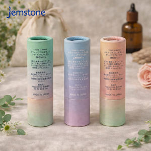 หลอดกระดาษแบบดันขึ้นสำหรับลิปสติกและผลิตภัณฑ์ระงับกลิ่นกาย คุณภาพสูง ย่อยสลายได้ รีไซเคิลได้ พิมพ์สี่สี สำหรับบรรจุภัณฑ์ - Product Image 2