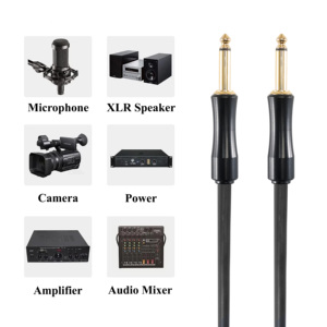 <span class=keywords><strong>Cable</strong></span> de <span class=keywords><strong>Guitarra</strong></span> Mono TS OFC de 2 Metros, Chapado en Oro, de 6.35mm <span class=keywords><strong>a</strong></span> 6.35mm, con Blindaje Trenzado de Bajo Ruido, <span class=keywords><strong>para</strong></span> <span class=keywords><strong>Guitarra</strong></span> Eléctrica y Bajo - Product Image 2