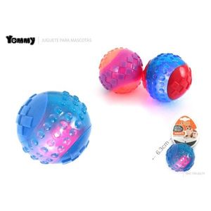 Yommy TPR Color <b>Ball</b> 6.3cm <b>LED</b> Light Pet Toy - Product Image 1