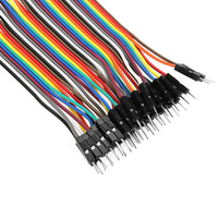 Maßgefertigte Stecker-zu-Buchse 1P 2P 3P 4P 5P 6P 10P 20P 30P 40P Kabel DuPont 2,54mm Steckbrett-Verbindungskabel Flachbandkabel Jumper-Kabelbaum