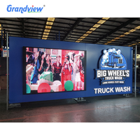 Pantalla LED Publicitaria para Exteriores, Programable, Impermeable, a Todo Color, RGB, P8/P10, Letrero Tipo Pylon