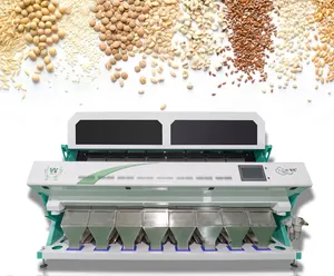 Uygun maliyetli pirinç renk sıralayıcı makinesi buğday renk sıralayıcı plastik sıralama makinesi ile 8 kanallı