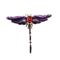 Broche en alliage pour homme et femme, libellule, oiseau, animal, broches élégantes pour femme, bijoux