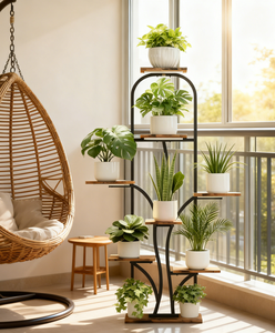 Offerta Speciale 2025 Nuovo Kit per Coltivazione Indoor Domestica con Supporto per <span class=keywords><strong>Piante</strong></span> in Metallo a 4-8 Livelli, Vaso e Luci per Coltivazione - Product Image 3