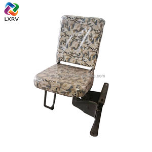 مقعد LXRV قابل للطي لحافلات تويوتا كوستر مع دعامة تثبيت معدنية بقطعة تخميد وحزام أمان - Product Image 6