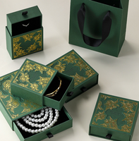 Boîte de rangement rigide haut de gamme pour bijoux, écologique, étanche et réutilisable, pour bagues, boucles d'oreilles, colliers, broches, lunettes - En stock