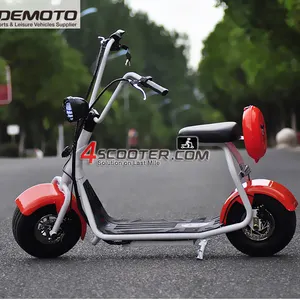 Citycoco M1 con señal de giro y asiento de respaldo 500W 48V 12AH Scooter eléctrico