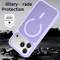 Funda Magnética para Teléfono con Carga Inalámbrica, Acabado Mate, Resistente a Impactos, TPU y PC, Antihuellas, para iPhone 17 16 15 Pro Max