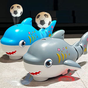 Jouet musical requin dansant avec boule soufflante, lumière clignotante, jouets électriques pour enfants, jouet rampant pour tout-petits - Product Image 1