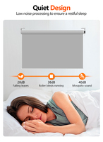 Moteurs de stores/interrupteurs intelligents Poyal, contrôle intelligent sans fil Tuya, type numérique, personnalisable pour bureau, chambre, balcon, protection UV