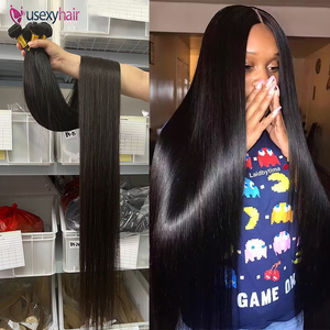 Toptan 12A 15A sınıf çift çizilmiş vietnam insan saçı satıcıları düz bakire ham vizon manikür hizalanmış örme saç demetleri - Product Image 4