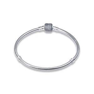Nouveau Bracelet Chaîne Serpent en Argent Sterling 925 Original pour Perles Breloques de 3 mm, Bracelets Cœur pour Femme, Bijoux Tendance, Cadeaux, Vente Chaude - Product Image 2
