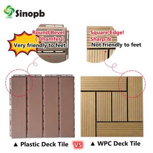 Piastrelle Moderne in PP per Esterni ad Incastro per Garage e Patio - Piastrelle in Plastica per Esterni ad Incastro - PP - Product Image 2