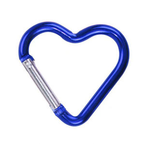 Xinrunjin Custom Heart-Shaped Aluminum <b>Carabiners</b> Logo Printed Portable Sports Style Romantic Keychains Corporate Promotional - Product Image 6