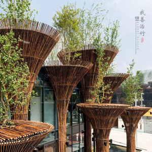 Bamboo Arches Pergolas Outdoor Decor Weather Resistant Garden Structures ZS 01 - Product Image 3