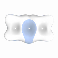 Oreiller cervical ergonomique à contour scientifique, en mousse à mémoire de forme sans compression sur les oreilles pour la santé cervicale, Fourniture directe usine personnalisée