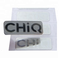 Etiqueta de Impresión de Logotipo en Relieve con Letras Metálicas de Níquel con Galvanoplastia 3D Personalizada
