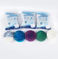 Pembersih toilet gelembung biru paket individu buatan pabrik pembersih mangkuk Toilet otomatis biru