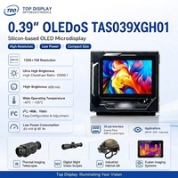 Layar Mikro AMOLED XGA 1024x768 0,39 Inci untuk Sistem Near Eye, AR HMD, Perangkat Pencitraan Termal, Teropong