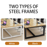 Table de collaboration carrée haut de gamme avec boîtier de câblage dissimulé, connectivité AV, résistante à l'usure, pour centre d'innovation, fonctionnelle