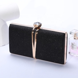Boshiho Latest Design Custom <b>Small</b> Size Fashion Silver Black Gold Women Glitter Party Clutch Evening Bag - Product Image 4