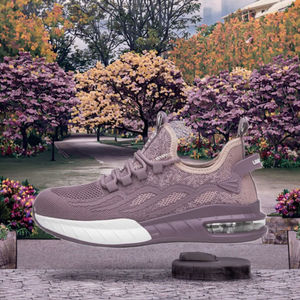 UMBURLLY Lace-up <b>Safety</b> <b>Shoes</b> with Steel Toe Cap <b>for</b> <b>Women</b> <b>Lightweight</b> Comfortable Breathable Spring Summer Autumn Work <b>Shoes</b> - Product Image 3