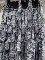 Rideau Jacquard en Polyester à Tissage Dense Haute Densité pour Ateliers de Couture et Acheteurs en Gros