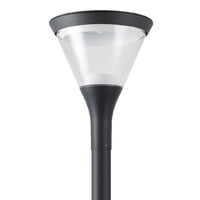 Éclairage de jardin électrique LED moderne et urbain, étanche IP66, en aluminium moulé sous pression, 50W, à économie d'énergie, avec télécommande
