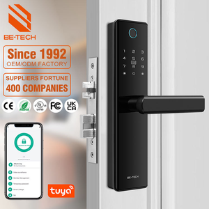 Serrure de porte intelligente à empreintes digitales, carte icc intelligente, cryptage de sécurité, étanchéité, verrouillage automatique, serrure électronique pour la maison - Product Image 1